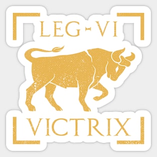 Legio VI Victrix Bull Emblem Roman Legion Sticker